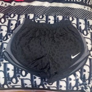 Nike leopard glitter athletic shorts